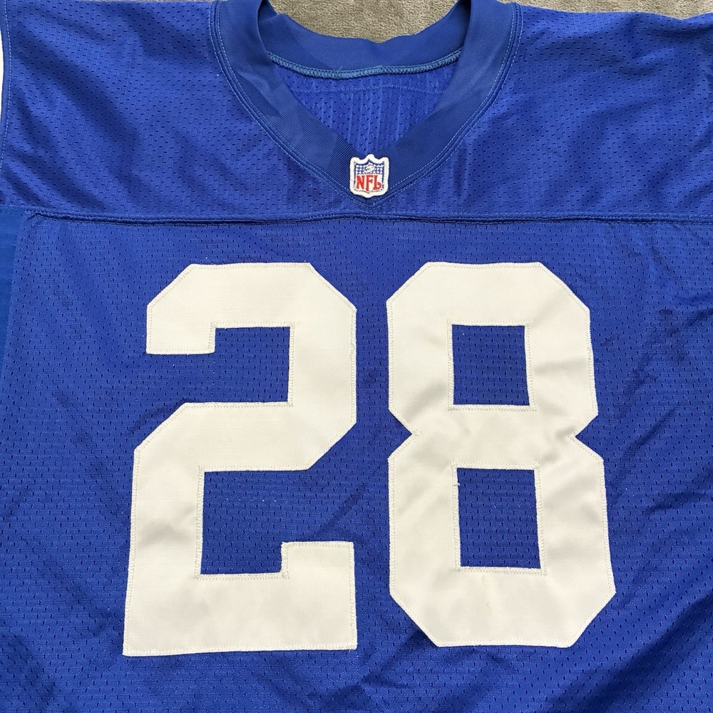 Marshall Faulk Indianapolis Colts Wilson Jersey Pro Line Authentic‎ NFL Mens 48